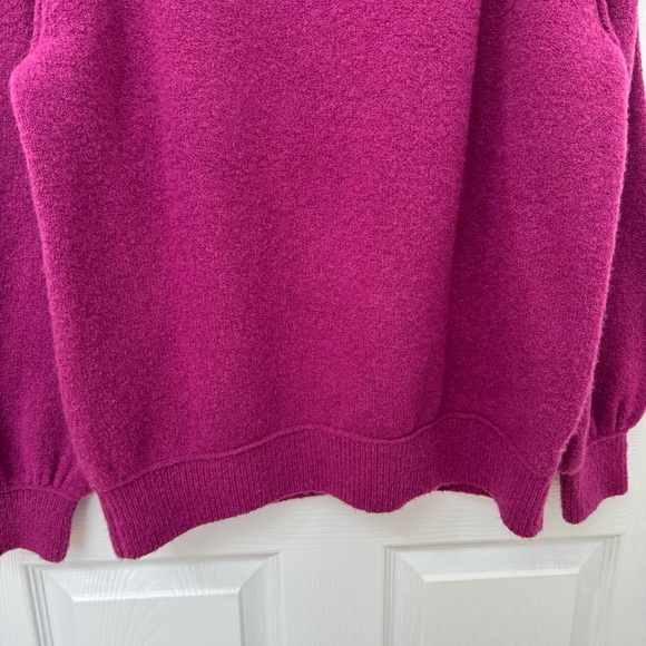 Free People Echo Beach Pullover Wool Blend Cowl Neck Sweater Medium - Picture 5 of 15